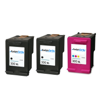 HP 300XL (2 x CC641EE black + 1x CC644EE color) - kompatibilný
