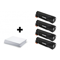 Sada 4 x HP CE278A + kancelársky papier A4 ZADARMO - kompatibilný