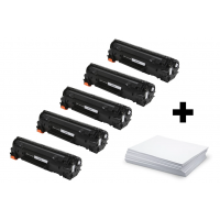 Sada 5 x HP CE278A + kancelársky papier A4 ZADARMO - kompatibilný