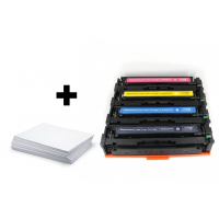 CMYK sada HP CF410X (CF410X/ CF411X/ CF412X/ CF413X) + kancelársky papier A4 ZADARMO - kompatibilný