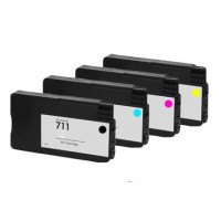 Multipack HP 711 (CZ130A/ CZ131A/ CZ132A/ CZ133A) - kompatibilný