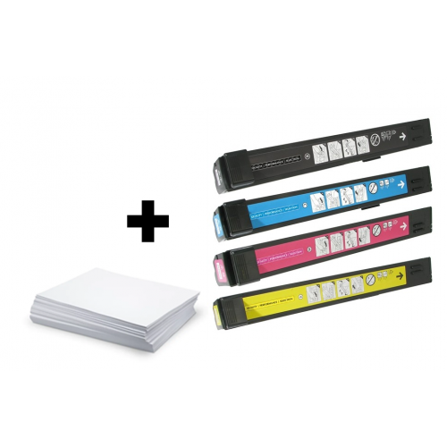 CMYK sada HP CB380A / CB381A / CB382A / CB383A + kancelársky papier A4 ZADARMO - kompatibilný