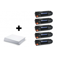 Sada 5 x HP CB435A + kancelársky papier A4 ZADARMO - kompatibilný