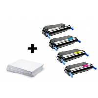 CMYK sada HP Q5950A / Q5951A / Q5952A / Q5953A + kancelársky papier A4 ZADARMO - kompatibilný