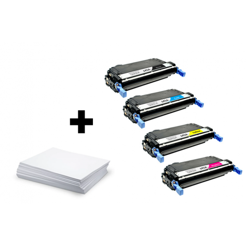 CMYK sada HP Q5950A / Q5951A / Q5952A / Q5953A + kancelársky papier A4 ZADARMO - kompatibilný
