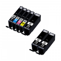 Multipack Canon 2 x PGI-525 + CLI-526 (C/M/Y/K/BK) - kompatibilný