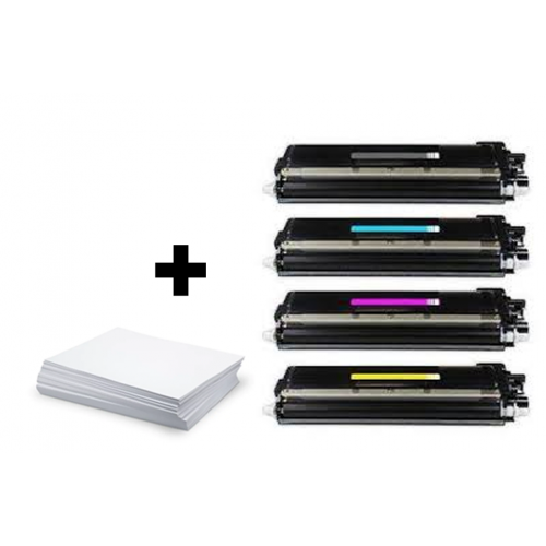 CMYK sada Brother TN-230 / TN-210 + kancelársky papier A4 ZADARMO - kompatibilný