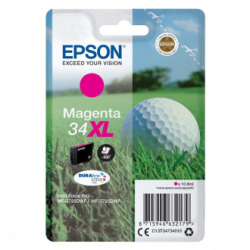 Epson T3473XL (C13T34734010) magenta - originálny Epson T3473XL (C13T34734010) magenta - originálny