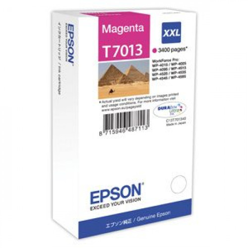 Epson T7013 XXL (C13T70134010) magenta - originálny Epson T7013 XXL (C13T70134010) magenta - originálny