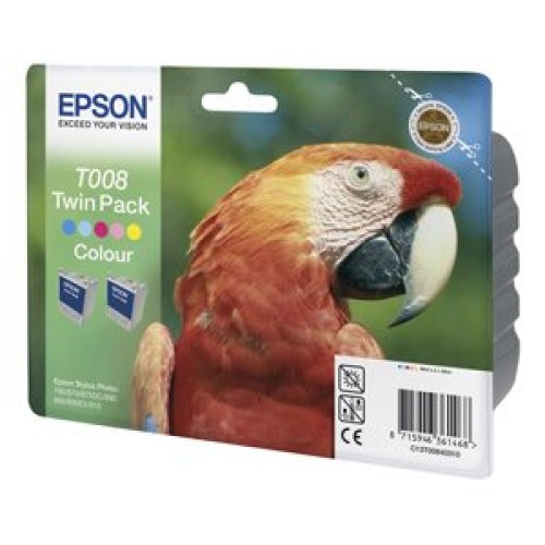 Epson T008 Color (2ks) - originálny