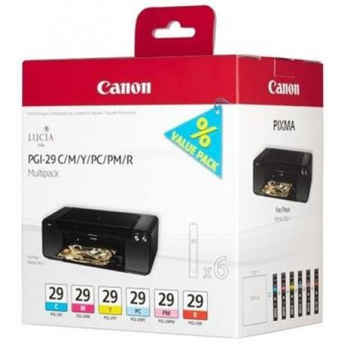 Canon PGI-29 C/M/Y/PC/PM/R Pack - originálny Canon PGI-29 C/M/Y/PC/PM/R Pack - originálny