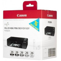 Canon PGI-29 MBK/PBK/DGY/GY/LGY Pack - originálny Canon PGI-29 MBK/PBK/DGY/GY/LGY Pack - originálny