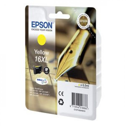 Epson 16 XL (C13T16344010) yellow - originálny Epson 16 XL (C13T16344010) yellow - originálny