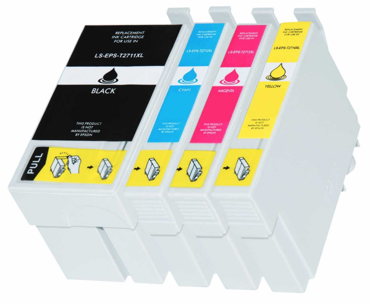 Multipack Epson 27 (T2711 XXL/ T2712 XL/ T2713 XL/ T2714 XL) - kompatibilný Multipack Epson 27 (T2711 XXL/ T2712 XL/ T2713 XL/ T2714 XL) - kompatibilný