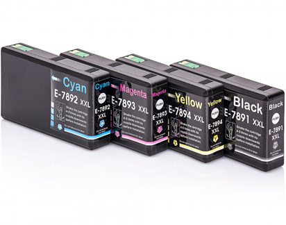 Multipack Epson T7895 XXL (Epson T7891 XXL black / T7892 XXL cyan / T7893 XXL magenta / T7894 XXL yellow - kompatibilný Multipack Epson T7895 XXL (Epson T7891 XXL black / T7892 XXL cyan / T7893 XXL magenta / T7894 XXL yellow - kompatibilný